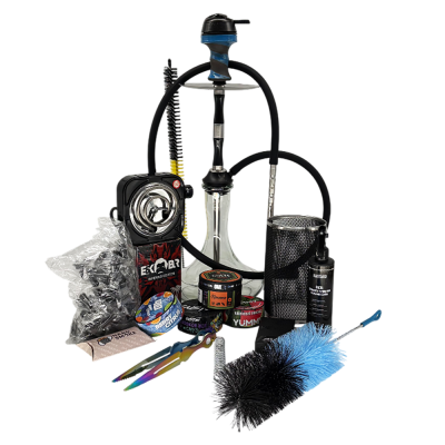 Набір Sky Hookah Vertigo Simple Black - кальян, аксесуари, тютюн SP-SKY Набір Sky Hookah Vertigo Simple Black - кальян, аксесуари, тютюн