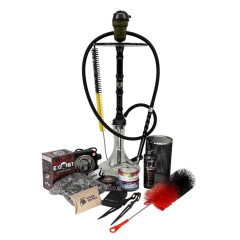 Набір 2x2 Hookah V.1.1 Black - кальян, аксесуари, тютюн