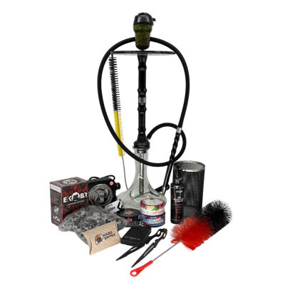 Набір 2x2 Hookah V.1.1 Black - кальян, аксесуари, тютюн SP-2x2 Набір 2x2 Hookah V.1.1 Black - кальян, аксесуари, тютюн