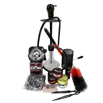 Oduman Nova Clear Glass Black Body - кальян, аксесуари, тютюн SP-ODUMAN Oduman Nova Clear Glass Black Body - кальян, аксесуари, тютюн