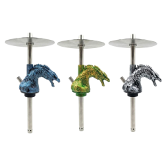 Кальян 2x2 Hookah Dragonborn Black Silver (чорно-сріблястий, базовий комплект)