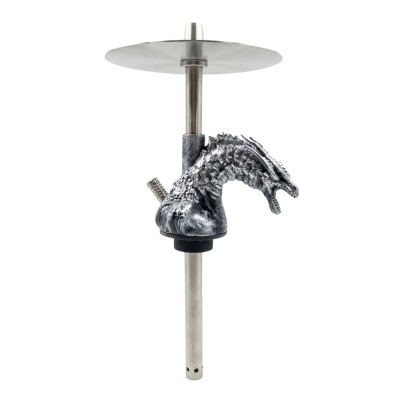 Кальян 2x2 Hookah Dragonborn Black Silver (чорно-сріблястий, базовий комплект)