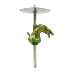 Кальян 2x2 Hookah Dragonborn Green Gold (зелено-золотистий, базовий комплект)