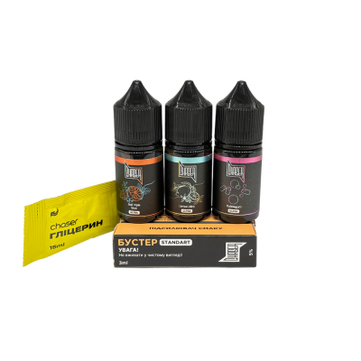 Набір ТОП 3 смаків самозамісів Chaser Black (50 мг, 30 мл)