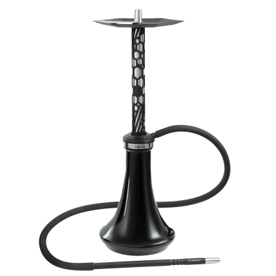 Кальян Embery Mono-H 4.0 Silver-Black (чорно-сріблястий, повний комплект)