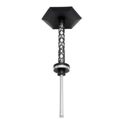 Кальян Embery Mono-H 4.0 Silver-Black (чорно-сріблястий, повний комплект)