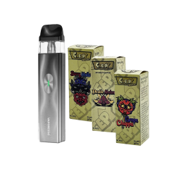 Комплект Vaporesso XROS 4 Mini та стартовий набір рідин