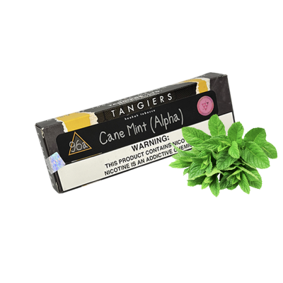 Тютюн Tangiers Noir №96а Cane Mint Alpha (Кейн Мінт Альфа, 100 г) Чорна упаковка