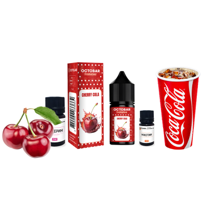 Набір для самозамішування Octobar Fresh & Sour Cherry Cola (Вишнева Кола, 50 мг, 10 мл)
