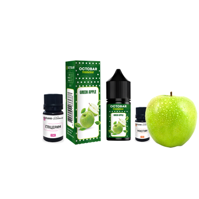 Набір для самозамішування Octobar Fresh & Sour Green Apple (Зелене Яблуко, 50 мг, 10 мл)