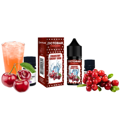Набір для самозамішування Octobar Fresh & Sour Cranberry Cherry Soda (Журавлина Вишня Сода, 50 мг, 30 мл)