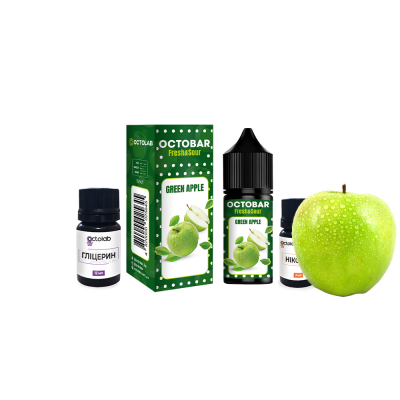 Набір для самозамішування Octobar Fresh & Sour Green Apple (Зелене Яблуко, 50 мг, 30 мл)