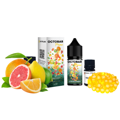 Набір для самозамішування Octobar Prime Citrus Candy (Цитрусова Цукерка, 50 мг, 30 мл)