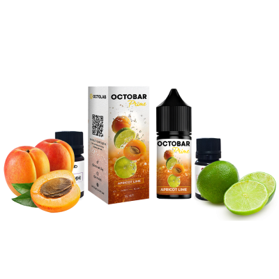 Набор для самозамеса Octobar Prime HARD Apricot Lime (Абрикос Лайм, 65 мг, 30 мл)