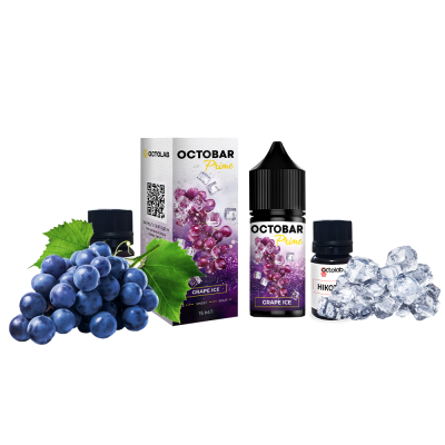Набір для самозамішування Octobar Prime HARD Grape Ice (Виноград Лід, 65 мг, 30 мл)