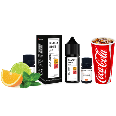 Набір для самозамішування Black Limit Salt Cola Citrus (Кола Цитрус, 50 мг, 30 мл)