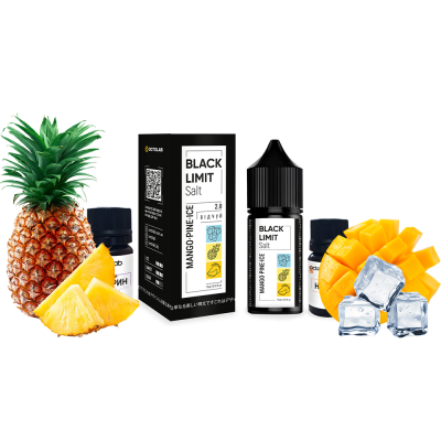 Набір для самозамішування Black Limit Salt Mango Pine Ice (Манго Ананас Лід, 50 мг, 30 мл)