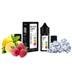Набір для самозамішування Black Limit Salt HARD Rasp Lemon Ice (Малина Лимон Лід, 65 мг, 30 мл)