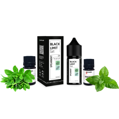 Набір для самозамішування Black Limit Salt HARD Spearmint (М'ята, 65 мг, 30 мл)