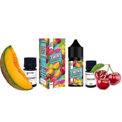 Набір для самозамішування Twins Melon Cherry (Диня Вишня, 50 мг, 30 мл)