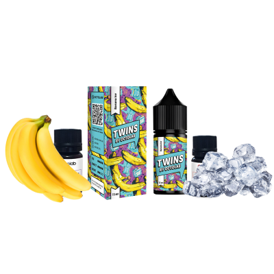 Набір для самозамішування Twins HARD Banana Ice (Банан Лід, 65 мг, 30 мл)
