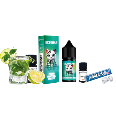 Набір для самозамішування Octobar NFT Fresh Menthol Mojito (Ментол Мохіто, 50 мг, 10 мл)
