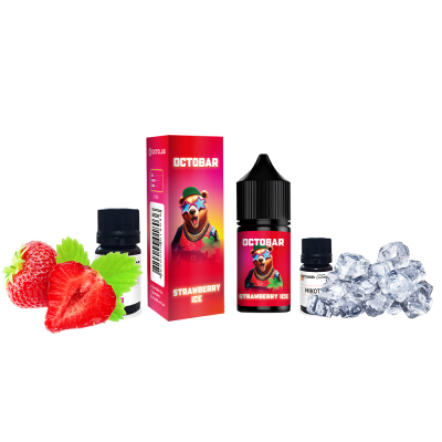 Набір для самозамішування Octobar NFT Strawberry Ice (Полуниця Лід, 50 мг, 10 мл)