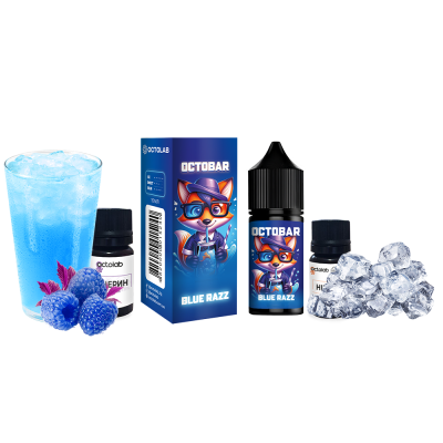 Набір для самозамішування Octobar NFT Blue Razz (Блю Разз, 50 мг, 30 мл)