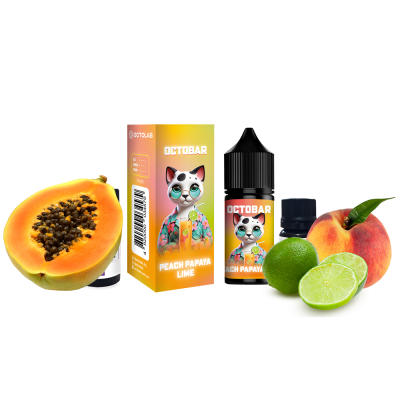 Набір для самозамішування Octobar NFT Peach Papaya Lime (Персик Папайя Лайм, 50 мг, 30 мл)