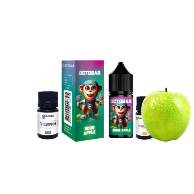 Набір для самозамішування Octobar NFT Sour Apple (Кисле Яблуко, 50 мг, 30 мл)