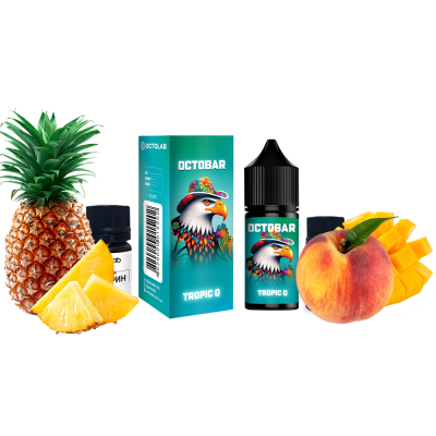 Набір для самозамішування Octobar NFT Tropic Q (Ананас Манго Персик, 50 мг, 30 мл)