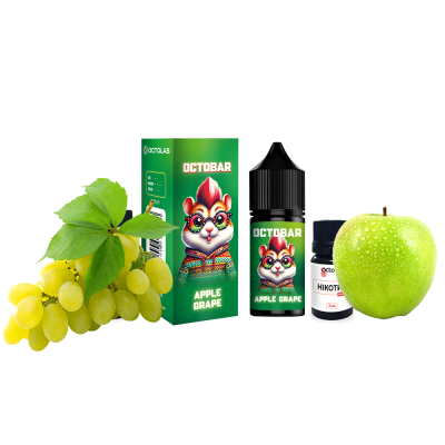 Набір для самозамішування Octobar NFT HARD Apple Grape (Яблуко Виноград, 65 мг, 30 мл)