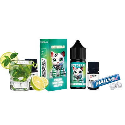 Набір для самозамішування Octobar NFT HARD Fresh Menthol Mojito (Ментол Мохіто, 65 мг, 30 мл)