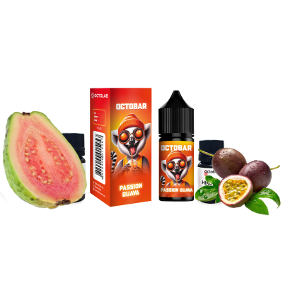 Набір для самозамішування Octobar NFT HARD Passion Guava (Маракуя Гуава, 65 мг, 30 мл)