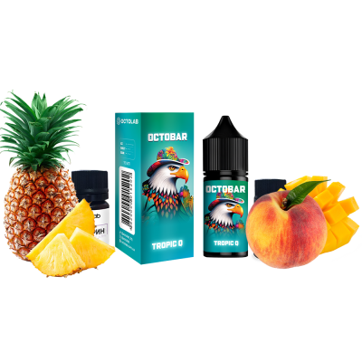Набір для самозамішування Octobar NFT HARD Tropic Q (Ананас Манго Персик, 65 мг, 30 мл)