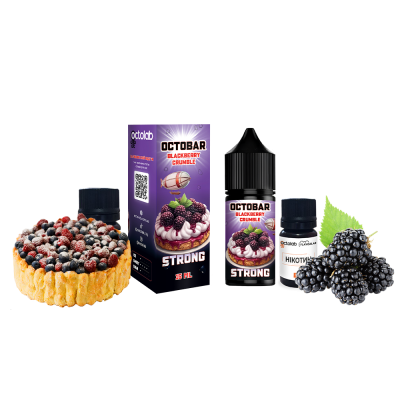 Набір для самозамішування Octobar Strong Blackberry Crumble (Ожиновий Крамбл, 50 мг, 30 мл)