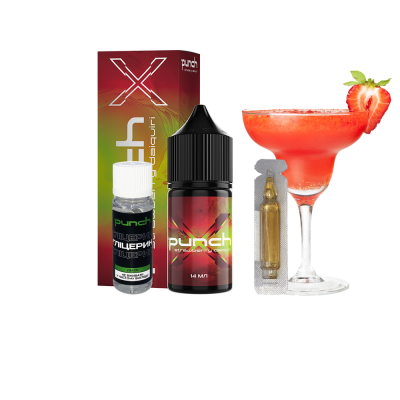Набір для самозамішування Punch X Strawberry Daiquri (Полуничний Дайкірі, 50 мг, 30 мл)