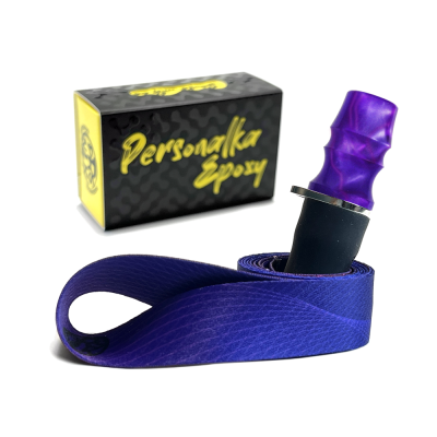 Персональний мундштук Personalka Epoxy Sakura (Фіолетовий з чорним) S420 Персональний мундштук Personalka Epoxy Sakura (Фіолетовий з чорним)