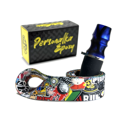 Персональний мундштук Personalka Epoxy Sakura (Темно-синій) S422 Персональний мундштук Personalka Epoxy Sakura (Темно-синій)