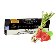 Табак Tangiers Noir №136 Strawberry Lemongrass (Клубника Лемонграсс, 250 г) Чёрная упаковка