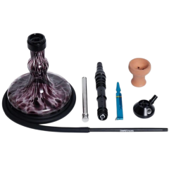 Кальян Yahya S200 Black (чорний, повний комплект)