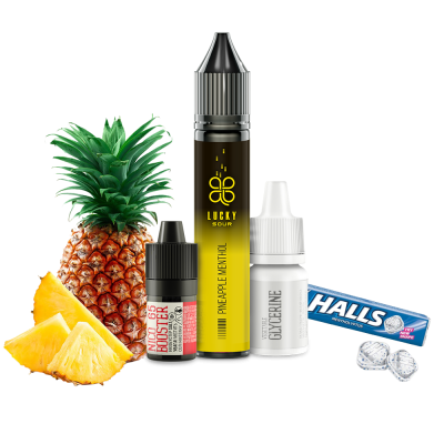 Набір для самозамішування Lucky Sour Pineapple Methol (Кислий Ананас Ментол, 65 мг, 30 мл)