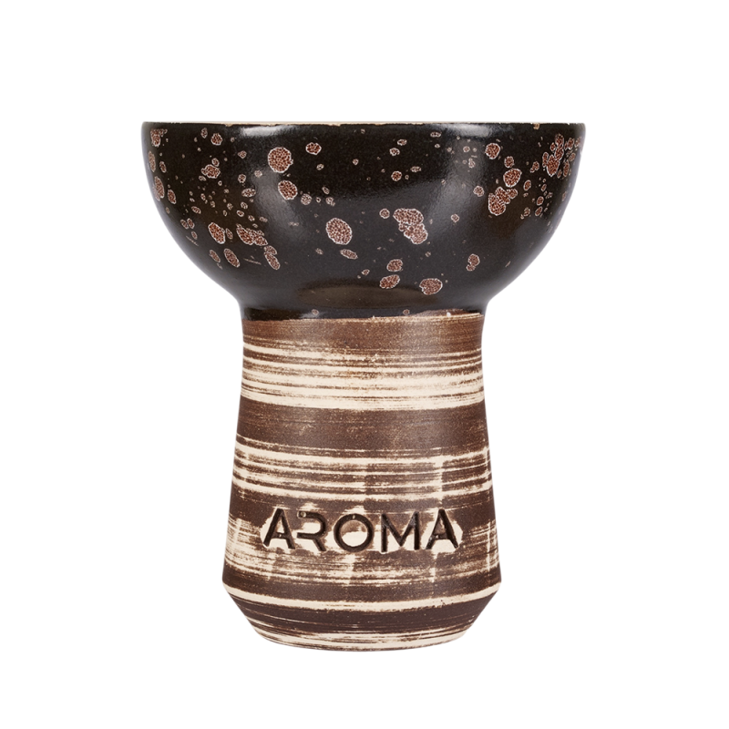 Глиняна чаша Aroma Sierra Glaze Black (Чорний) від HardSmoke - Чаші для кальяну | Купити в Україн...