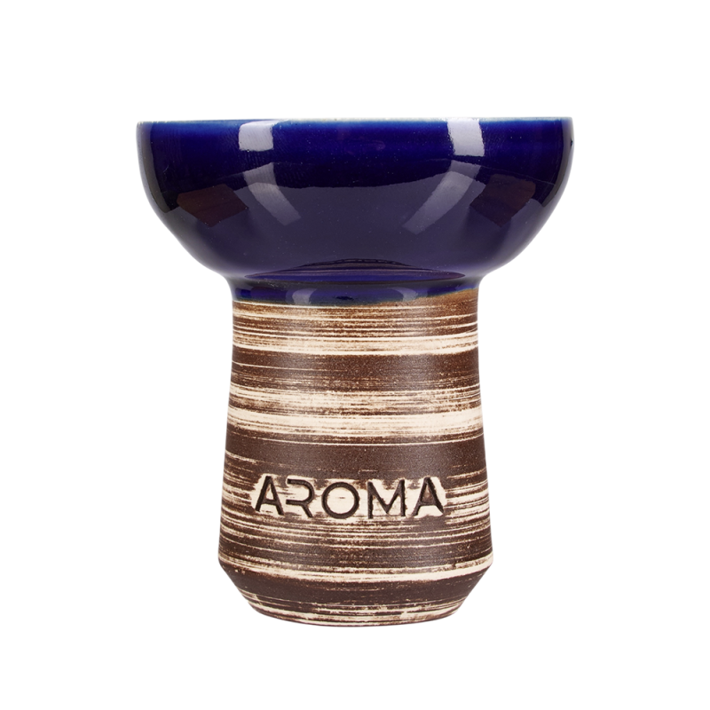 Глиняна чаша Aroma Sierra Glaze Blue (Синій) від HardSmoke - Чаші для кальяну | Купити в Україні ...