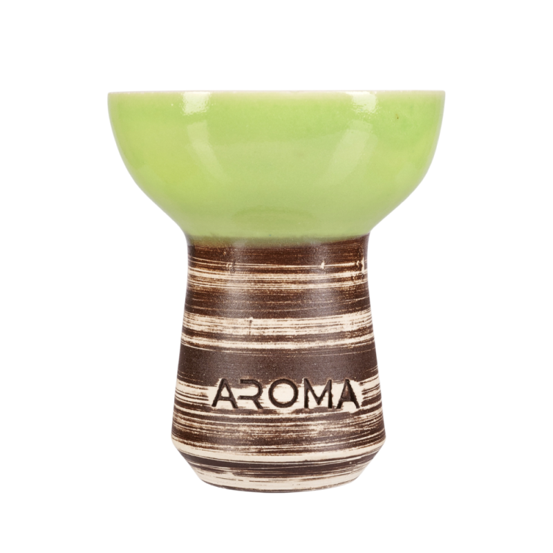 Глиняна чаша Aroma Sierra Glaze Green (Зелений) від HardSmoke - Чаші для кальяну | Купити в Украї...