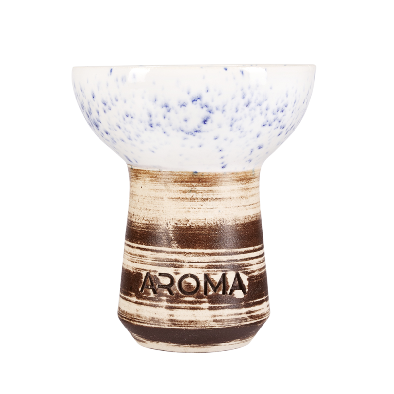 Глиняна чаша Aroma Sierra Glaze White/Blue (Біло-синій) від HardSmoke - Чаші для кальяну | Купити...