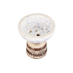 Глиняна чаша Aroma Sierra Glaze White/Blue (Біло-синій)