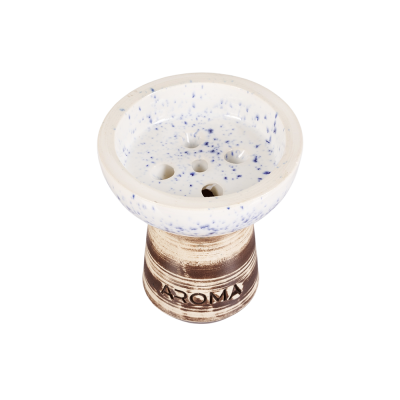 Глиняна чаша Aroma Sierra Glaze White/Blue (Біло-синій)