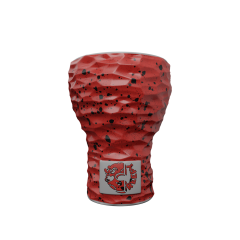 Глиняна чаша Creepy x UNLTD Turkish Berry Mojito (Червоно-чорний)