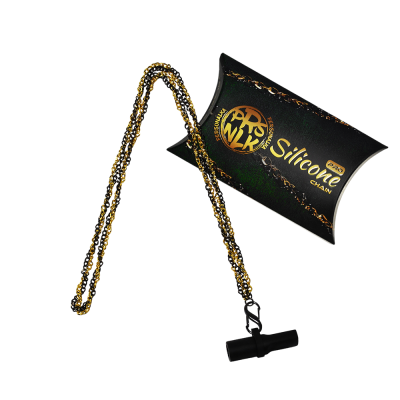 Персональний силіконовий мундштук Personalka Silicone Pro Chain Black Gold (Чорний із золотистим) SP007 Персональний силіконовий мундштук Personalka Silicone Pro Chain Black Gold (Чорний із золотистим)